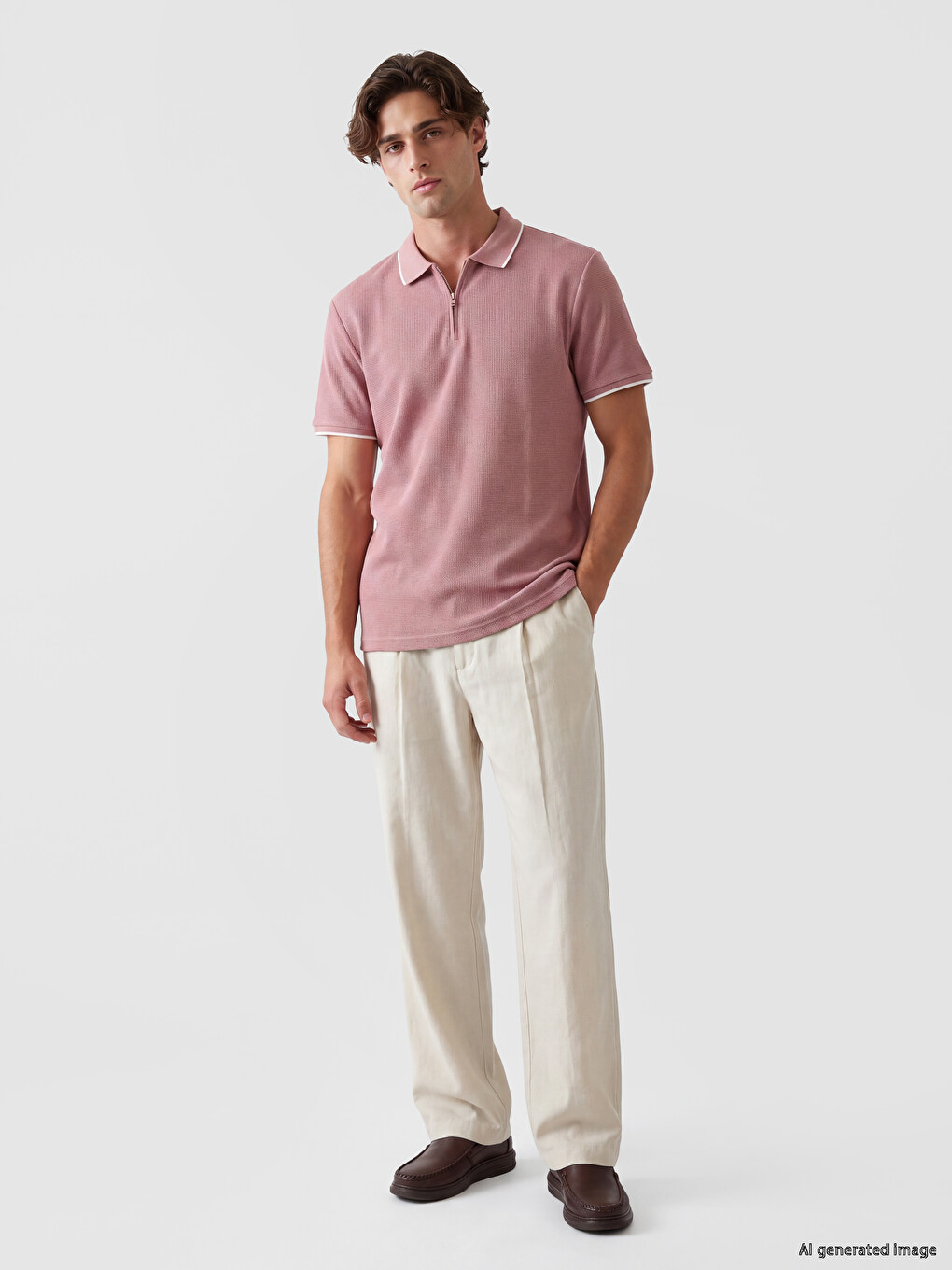 Man Pink T-shirt-1