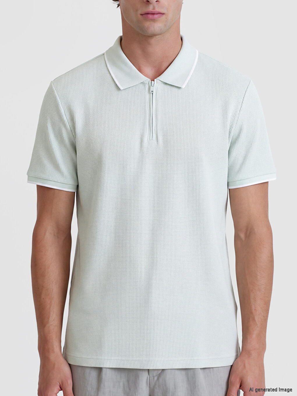 T-shirt Turquoise Homme-2
