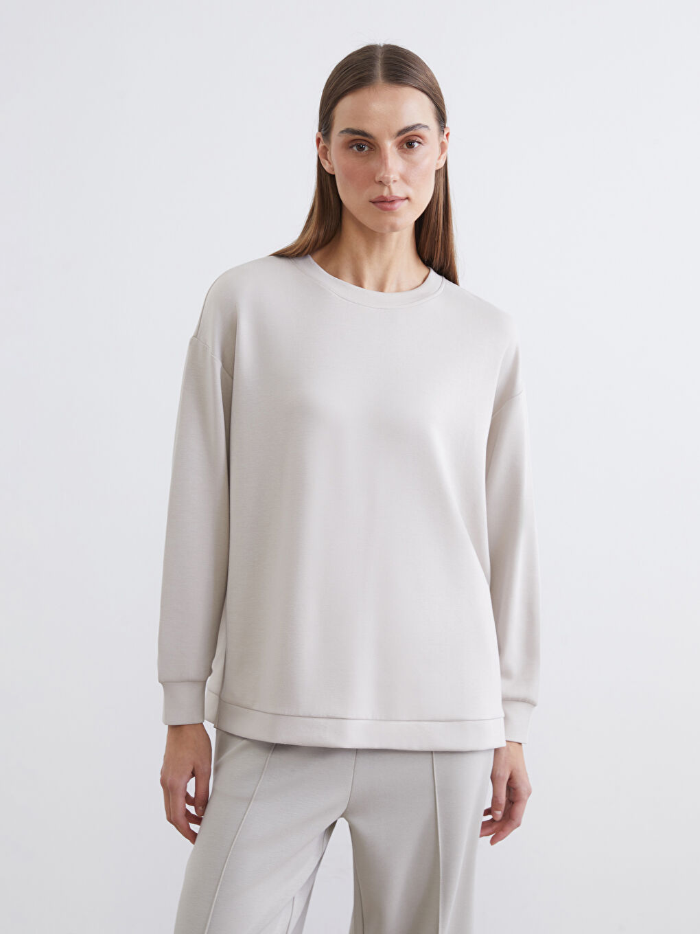 Женщины Серый Свитшот