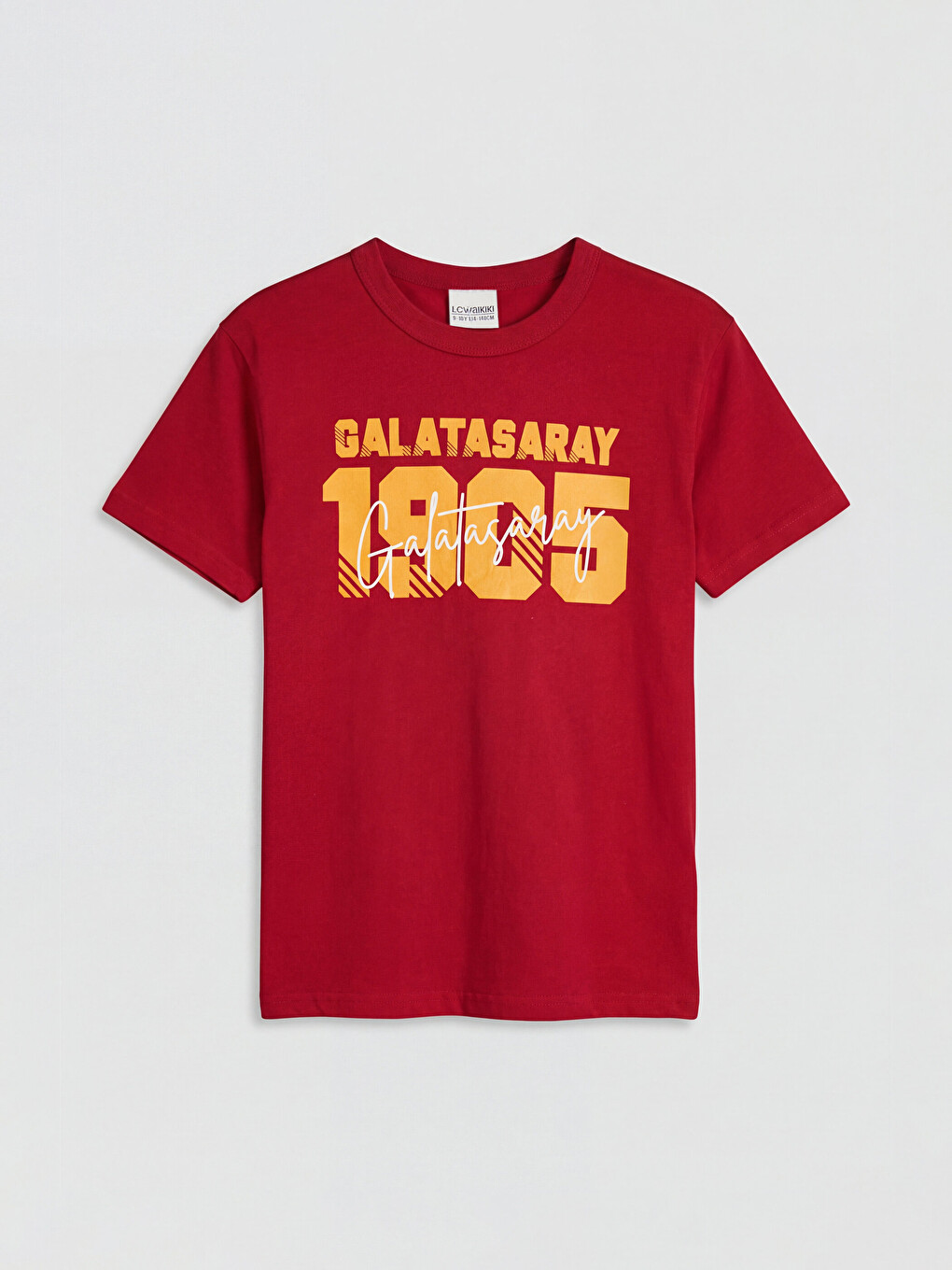 Kırmızı Galatasaray Baskılı Erkek Çocuk Tişört