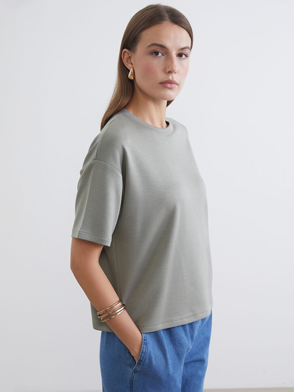 Әйелдер жасыл Футболка