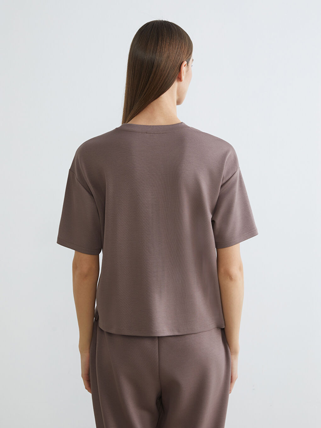 Әйелдер қоңыр Футболка-6