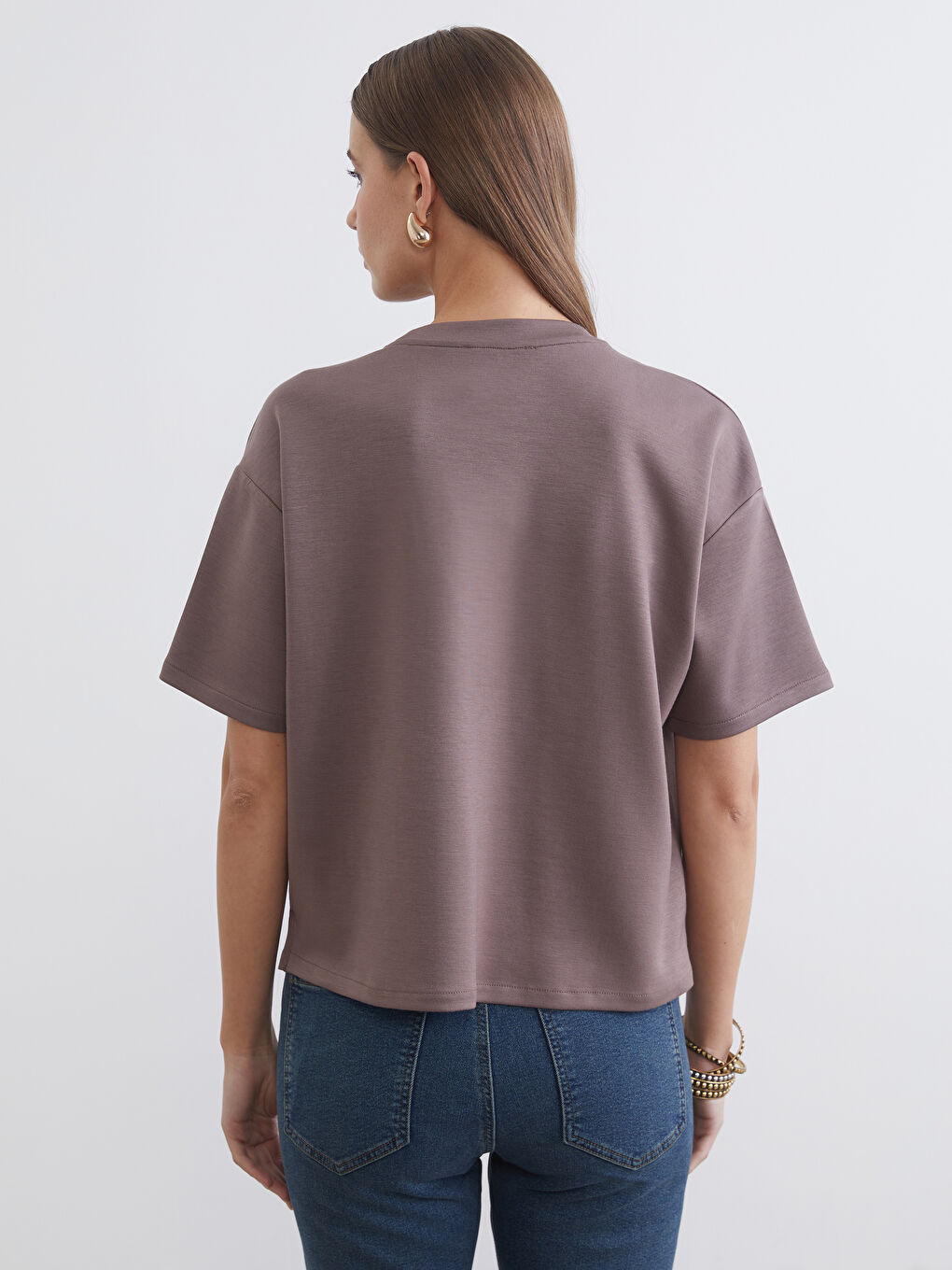 Әйелдер қоңыр Футболка-7