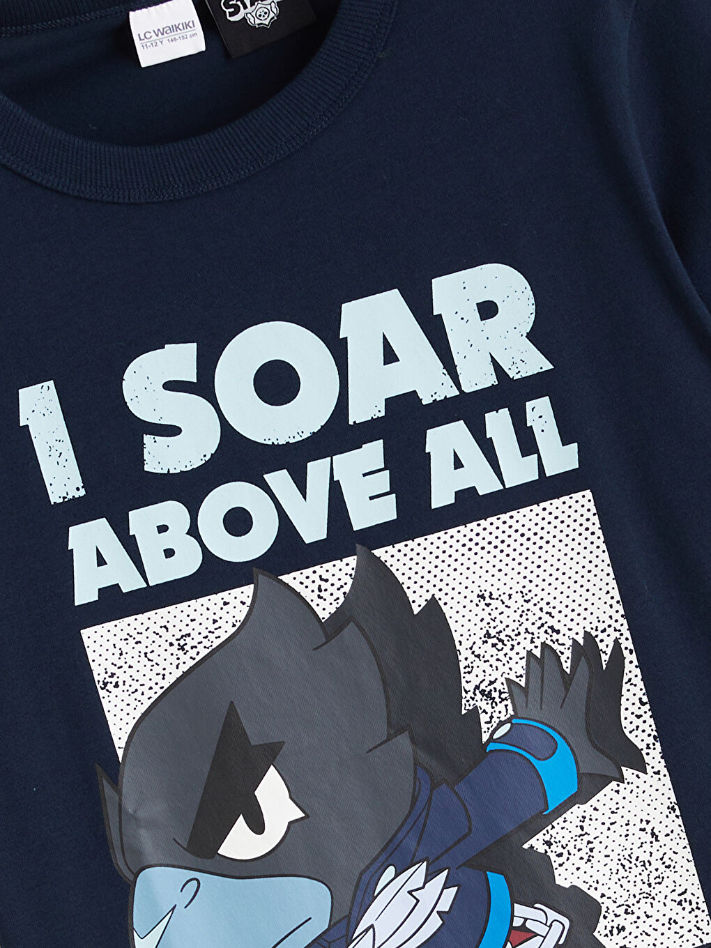 ბიჭი მუქი ლურჯი მაისურები და ზედები-1