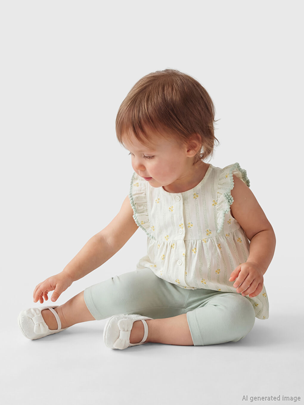 Baby Girl ECRU Set-1