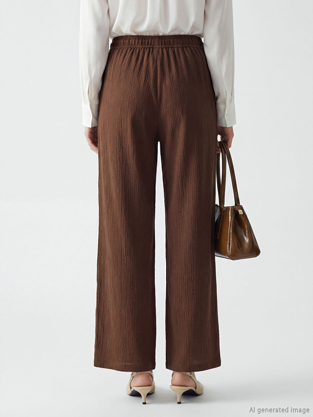 بنطلون بني امرأة-3