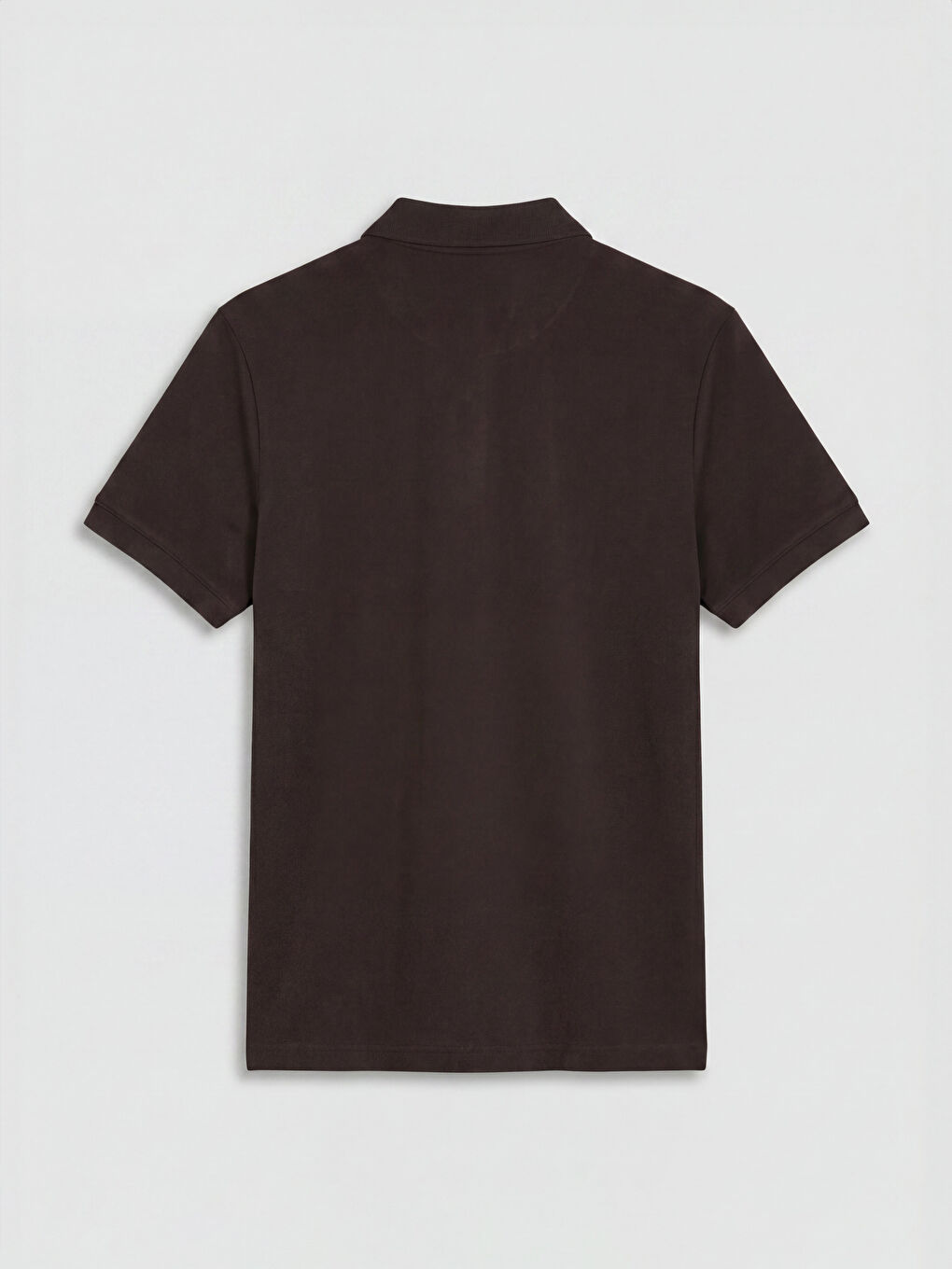 Kahverengi Polo Yaka Erkek Tişört-1