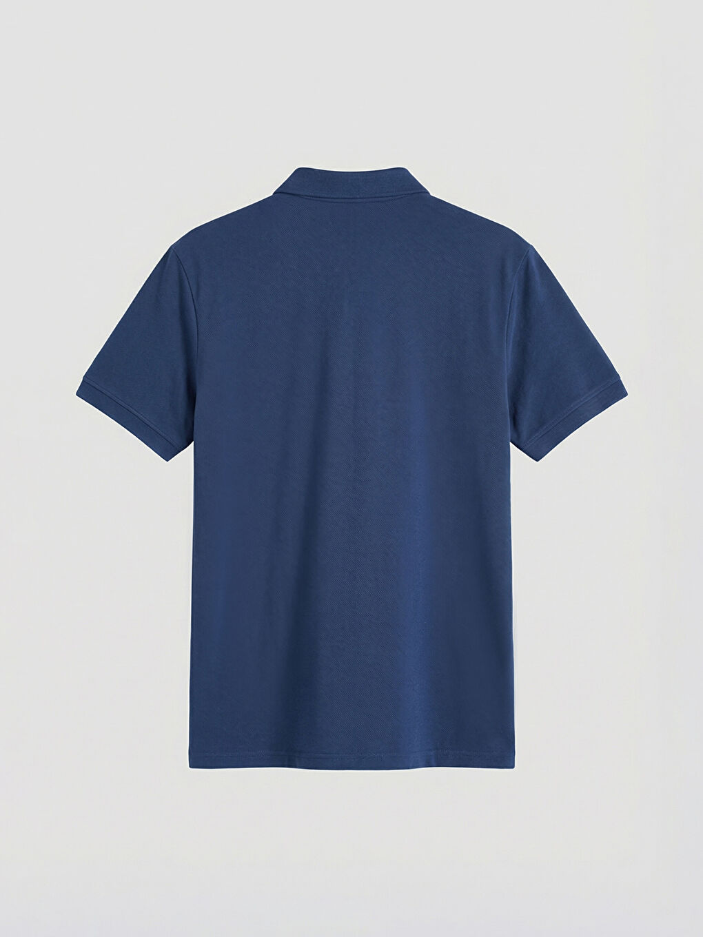 İndigo Polo Yaka Erkek Tişört-5