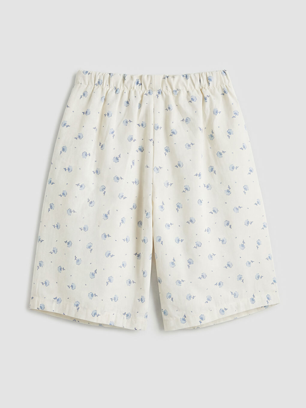 Bej Çiçekli Kız Bebek Bluz ve Pantolon-4