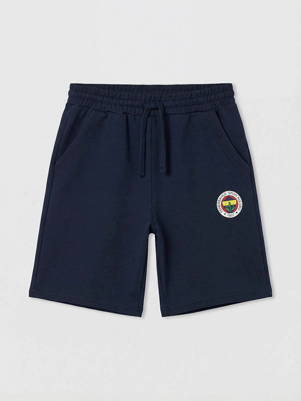 Lacivert Fenerbahçe Baskılı Erkek Çocuk Şortlu Takım-3