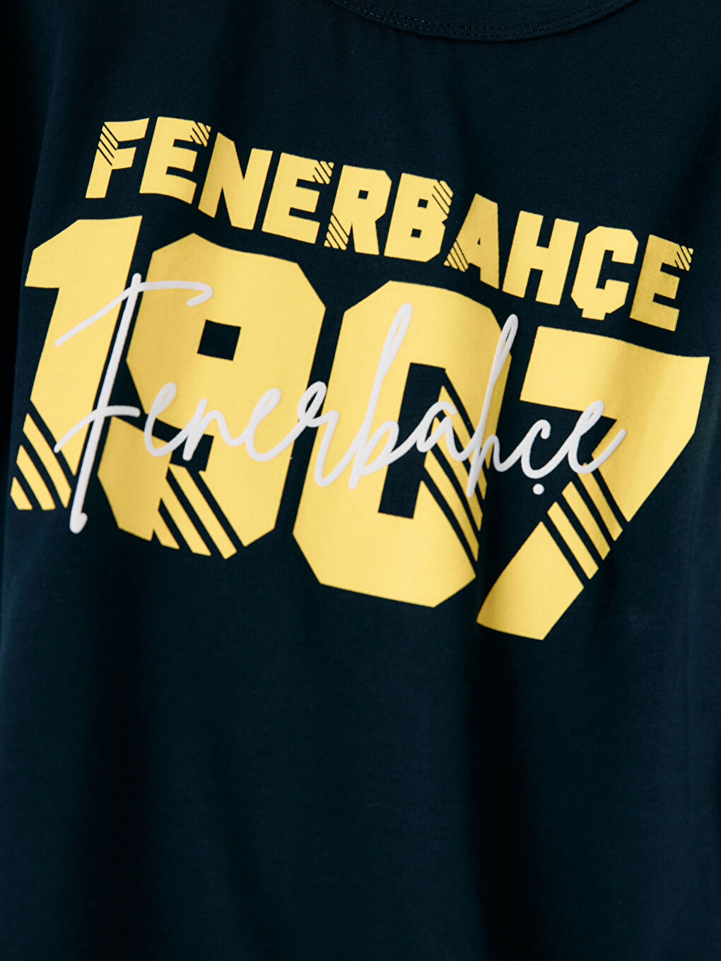 Lacivert Fenerbahçe Baskılı Erkek Çocuk Şortlu Takım-5