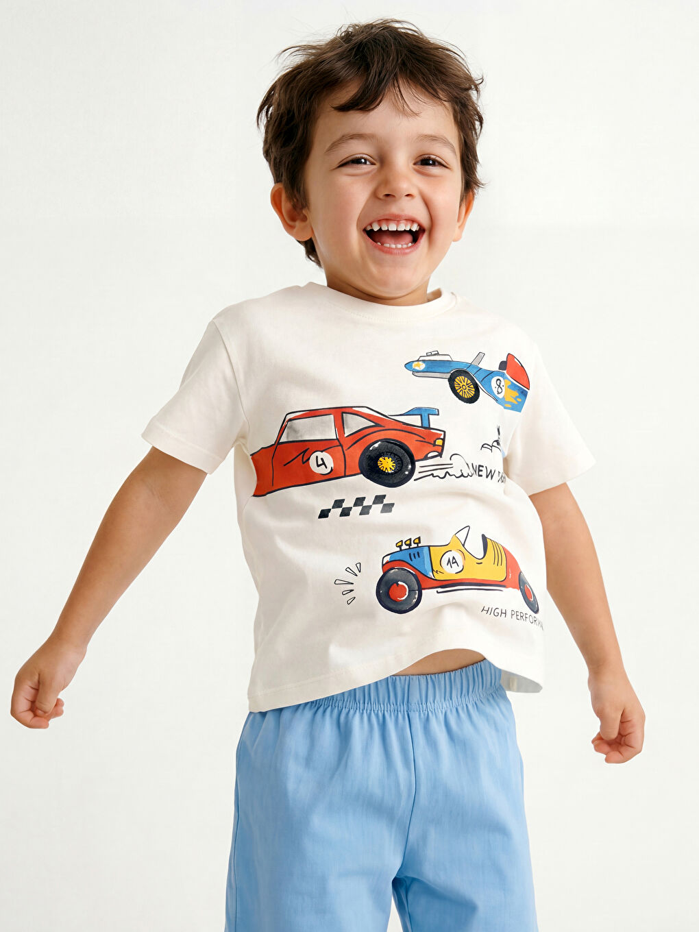 Boy ECRU Shortie Pyjama Set-2