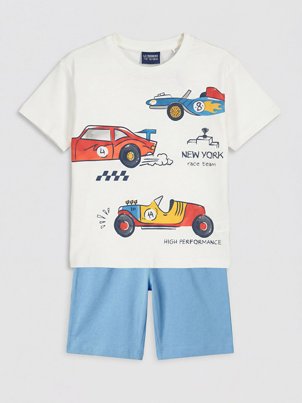 Car Printed Boys' Pyjamas Set