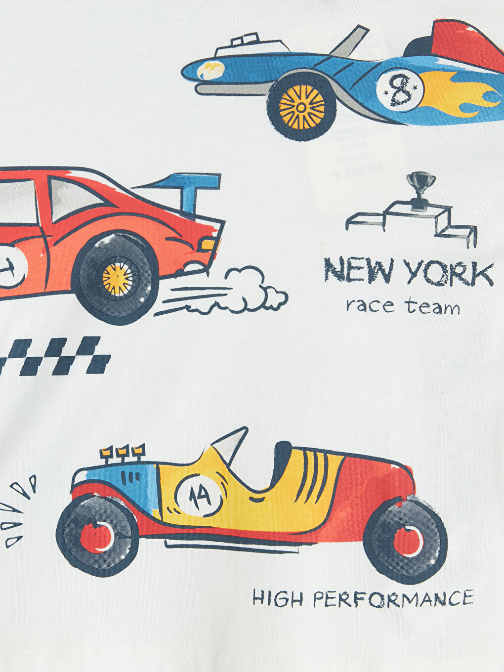 Car Printed Boys' Pyjamas Set-5
