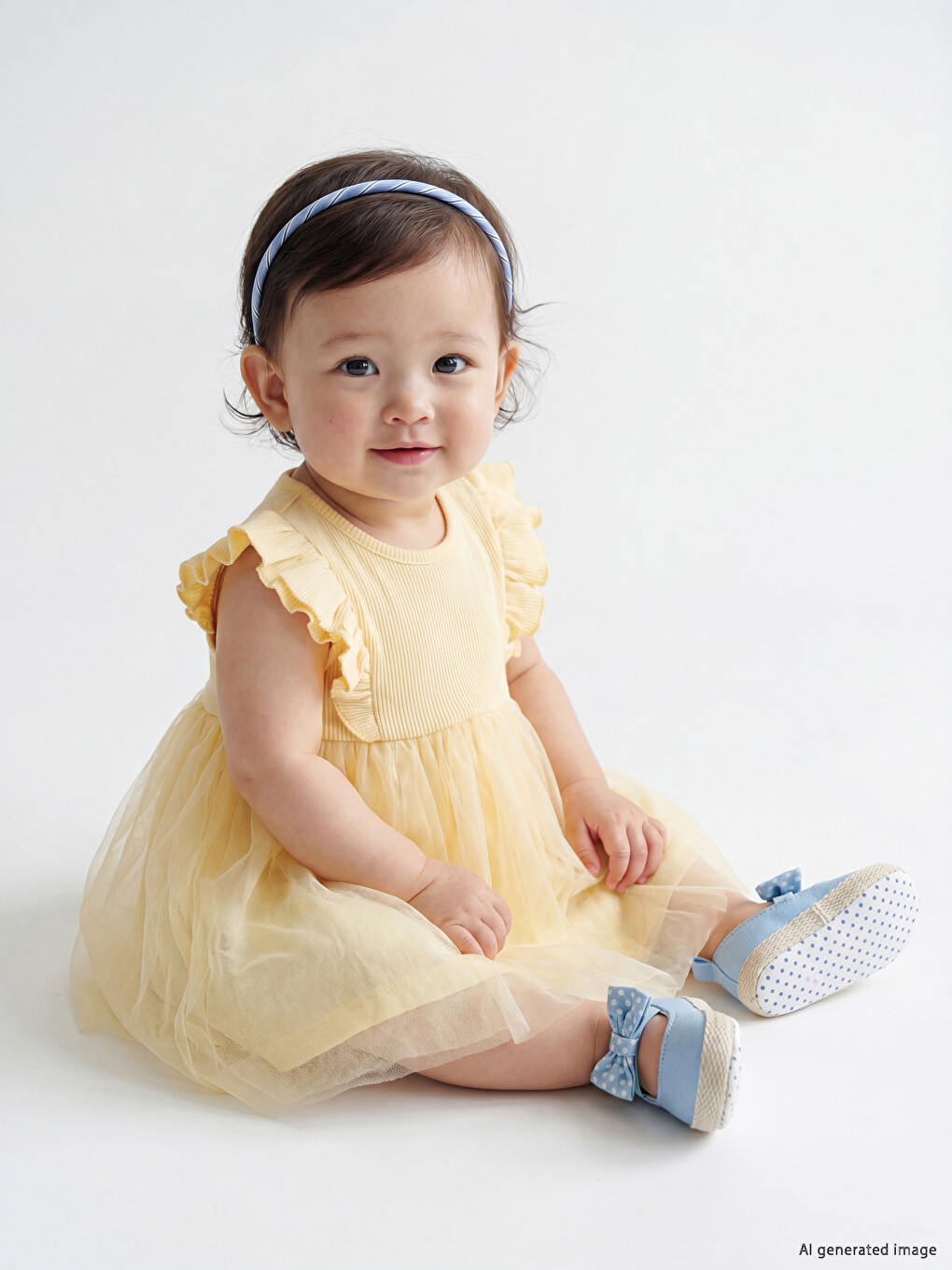 Baby Girls' Ruffle Detailed Tutu Dress-1