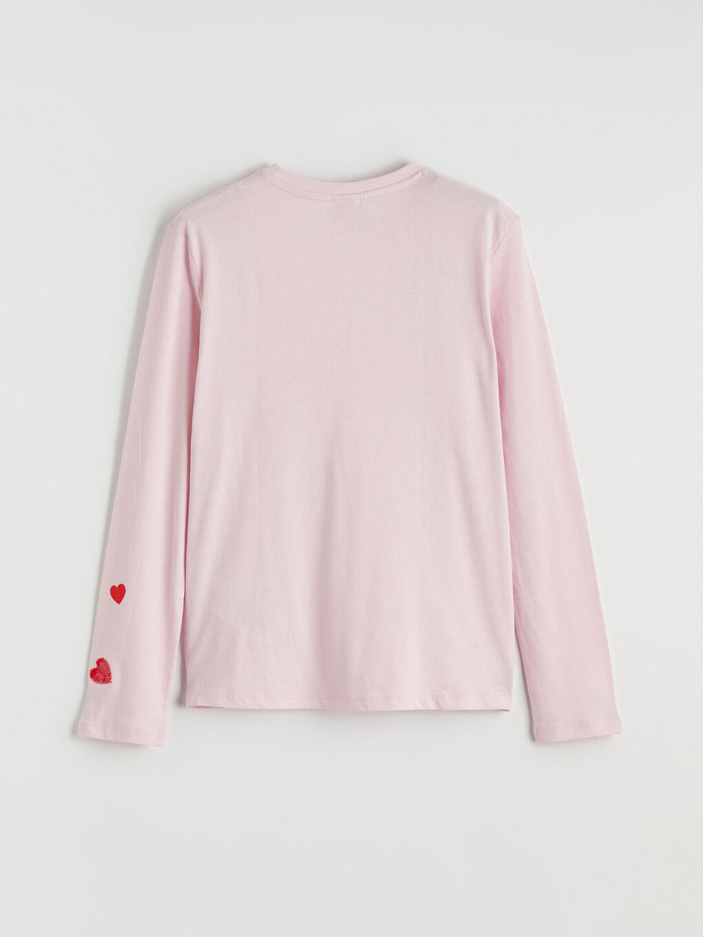 تيشيرت مطبوع بالقلب للبنات-2