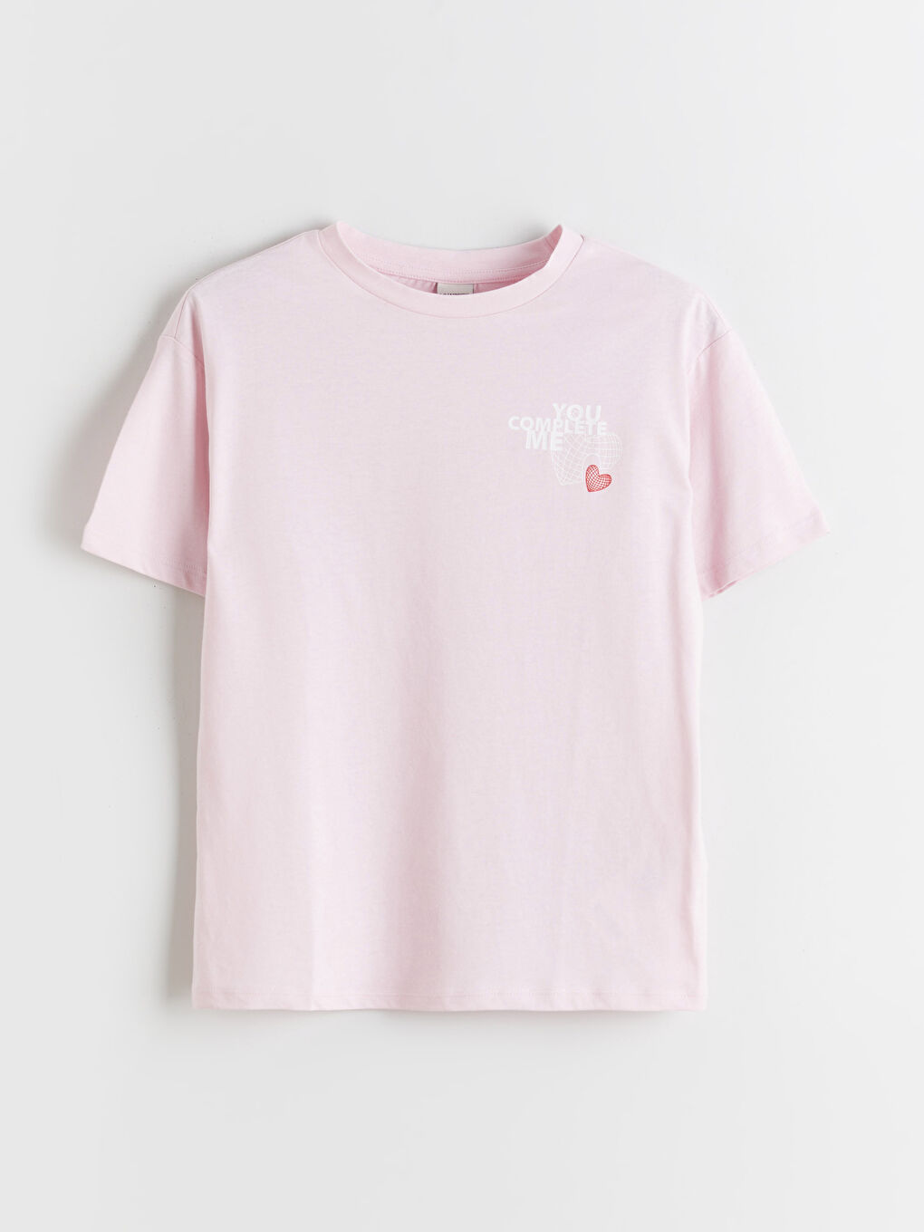 Девочки Розовый Футболка-1