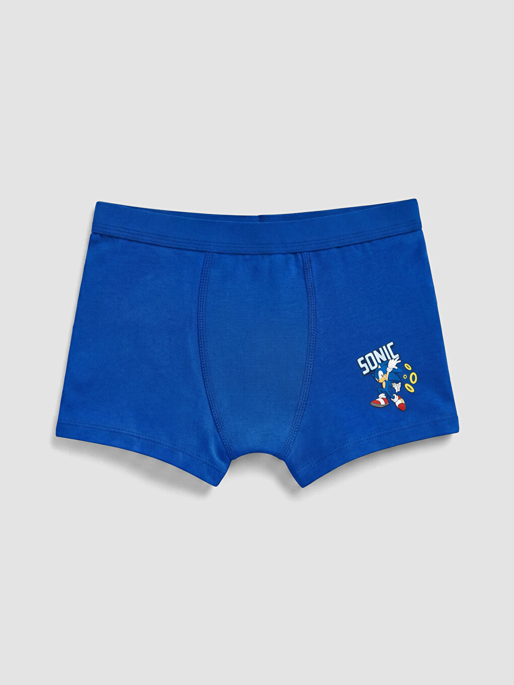 Mavi Sonic Baskılı Erkek Çocuk Boxer