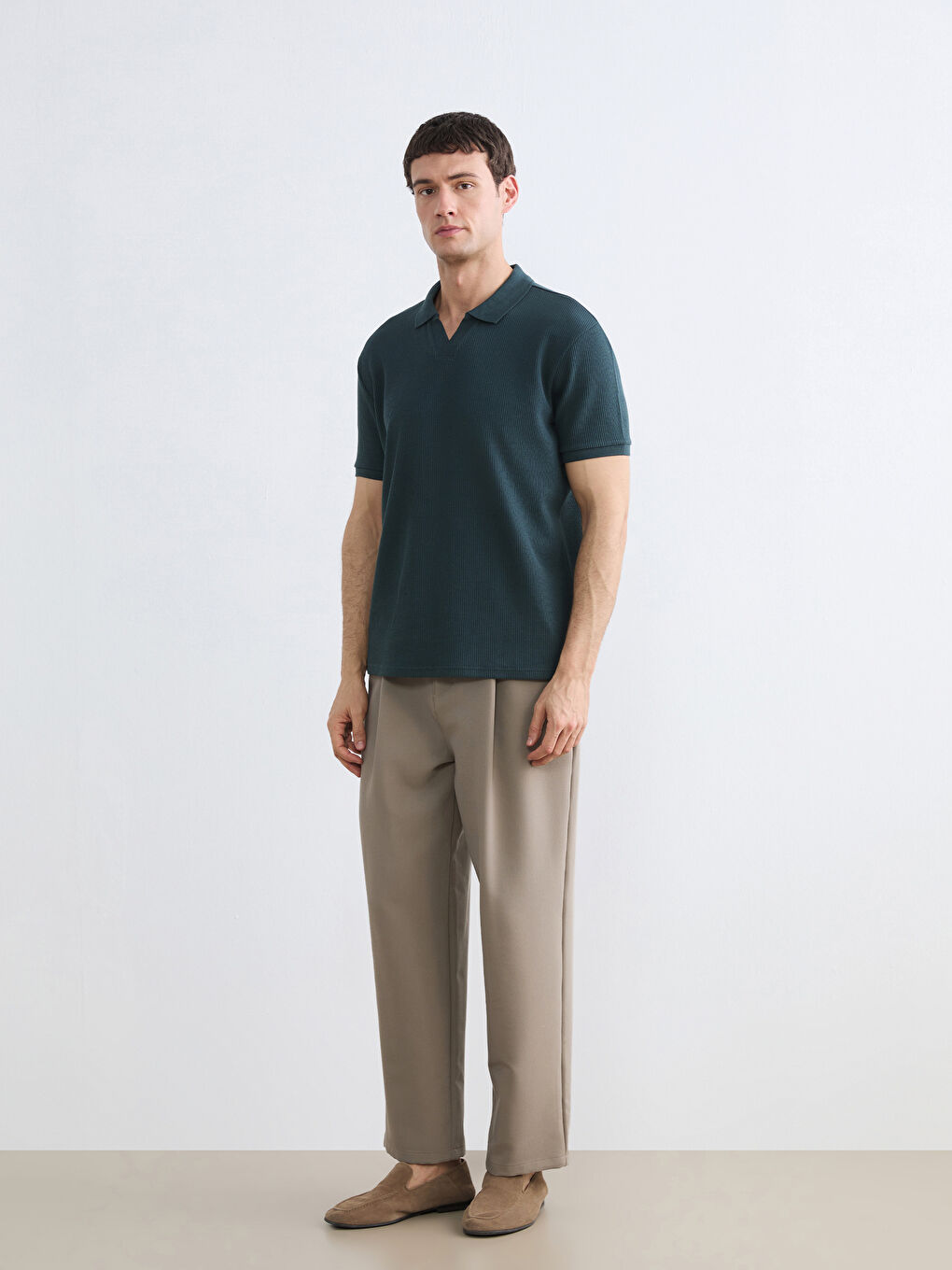 Men's Pique Polo Shirt-1