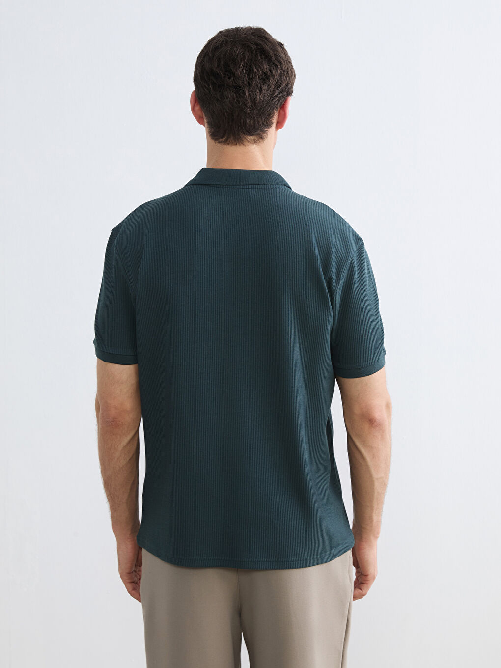 Men's Pique Polo Shirt-3