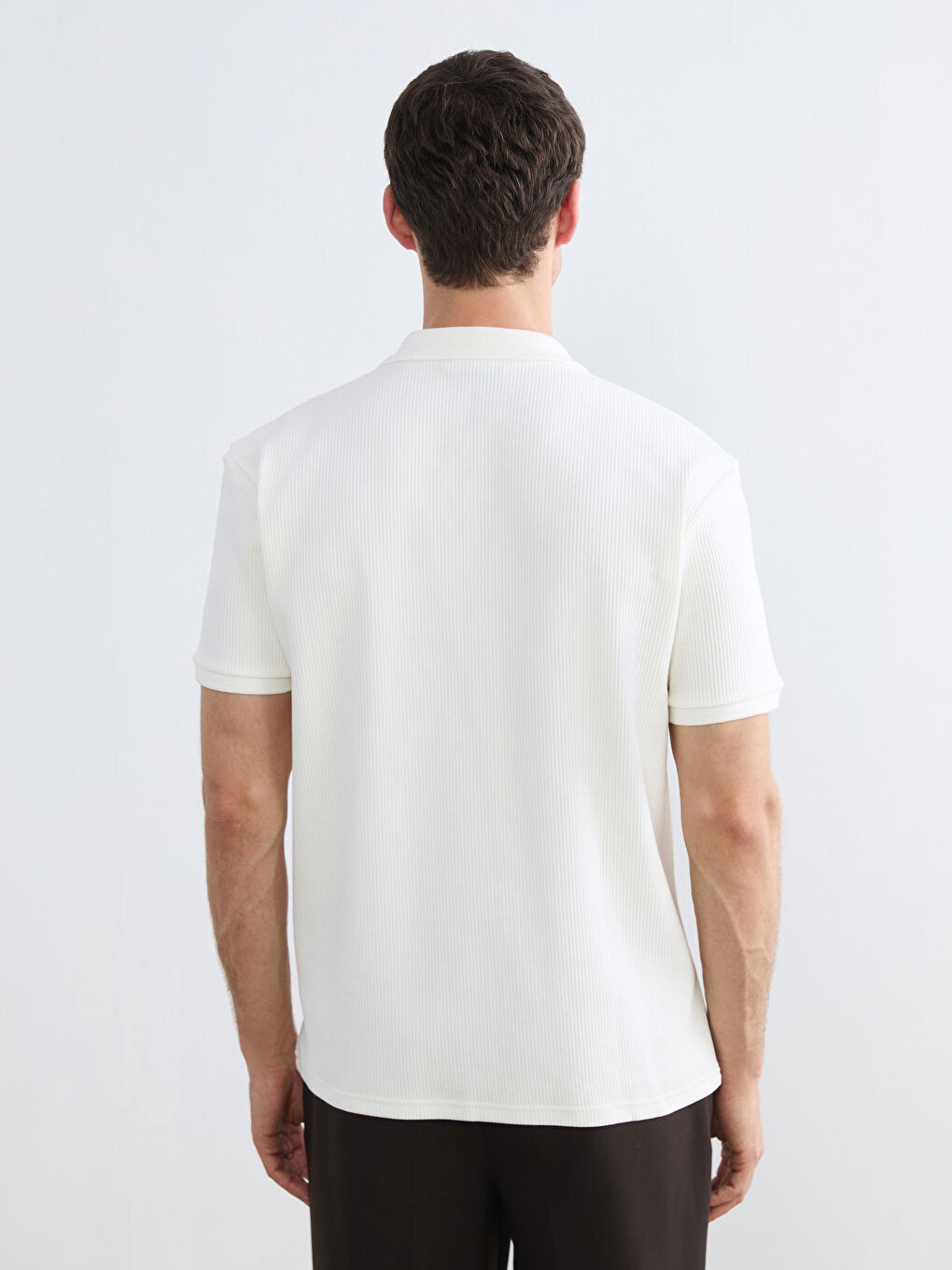 Мужчины экрю Футболка-3