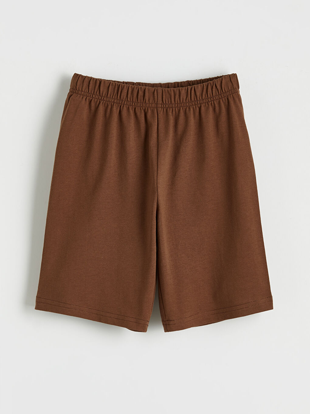 Ekru Baskılı Erkek Çocuk Şortlu Pijama Takımı	-3