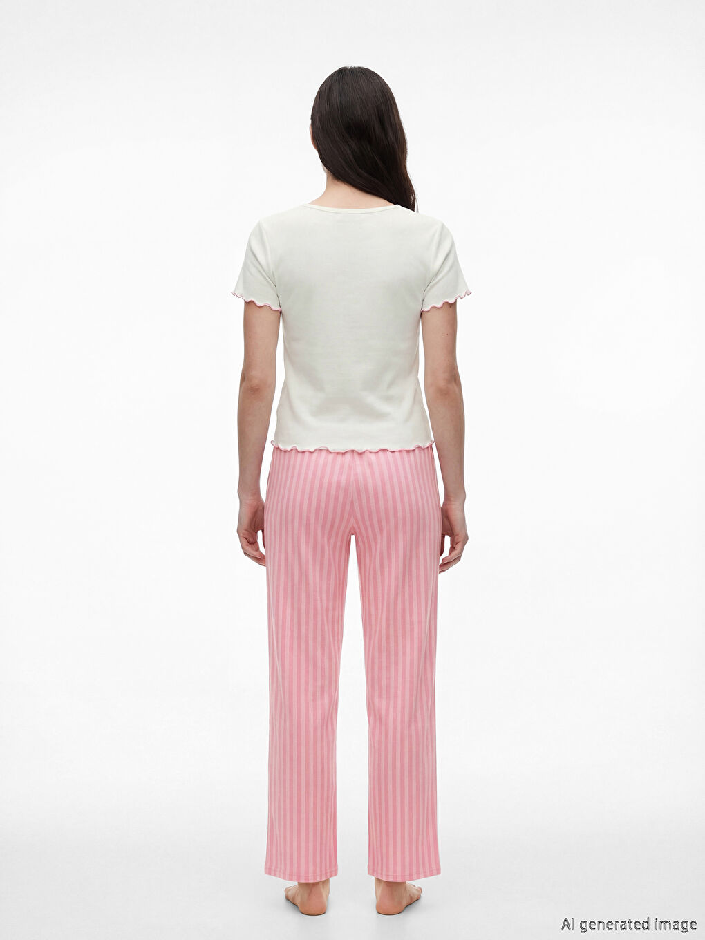 Жінка РОЖЕВИЙ Піжамний комплект-3