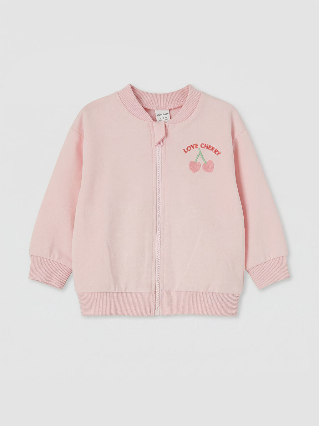 Pembe Nakışlı Kız Bebek Takım-1