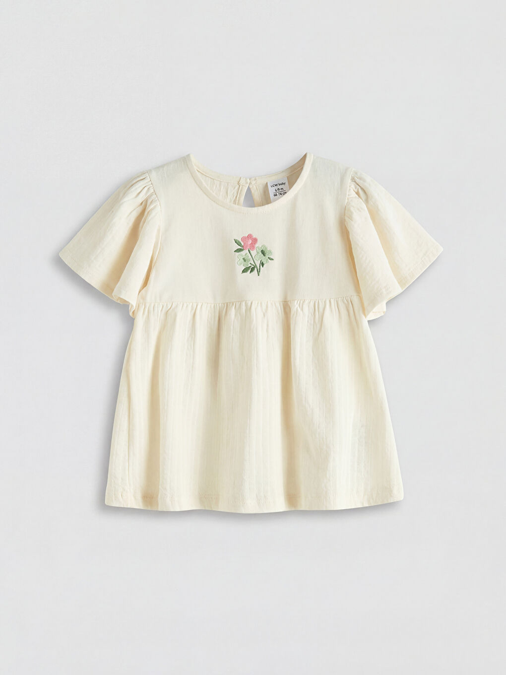 Floral Pattern Baby Girls' Blouse and Leggings-2