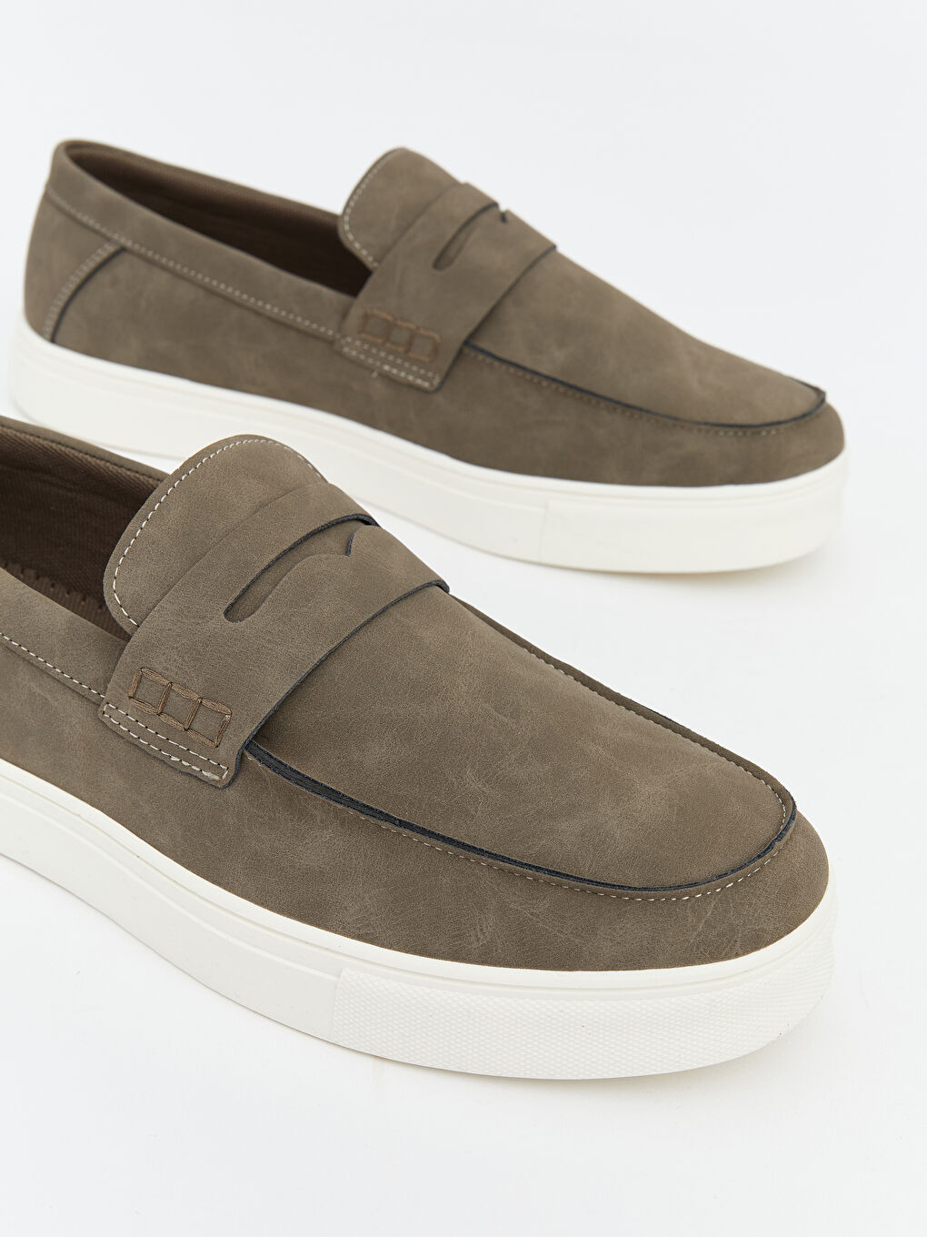 پێڵاوی فلات قاوه‌یی پیاو-2