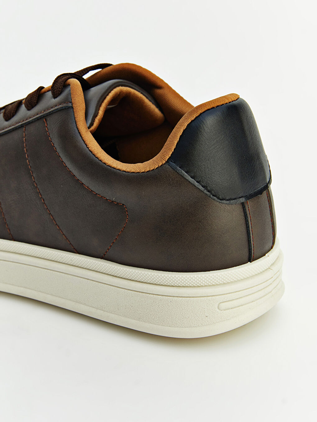 Man BROWN Suit Shoes-3