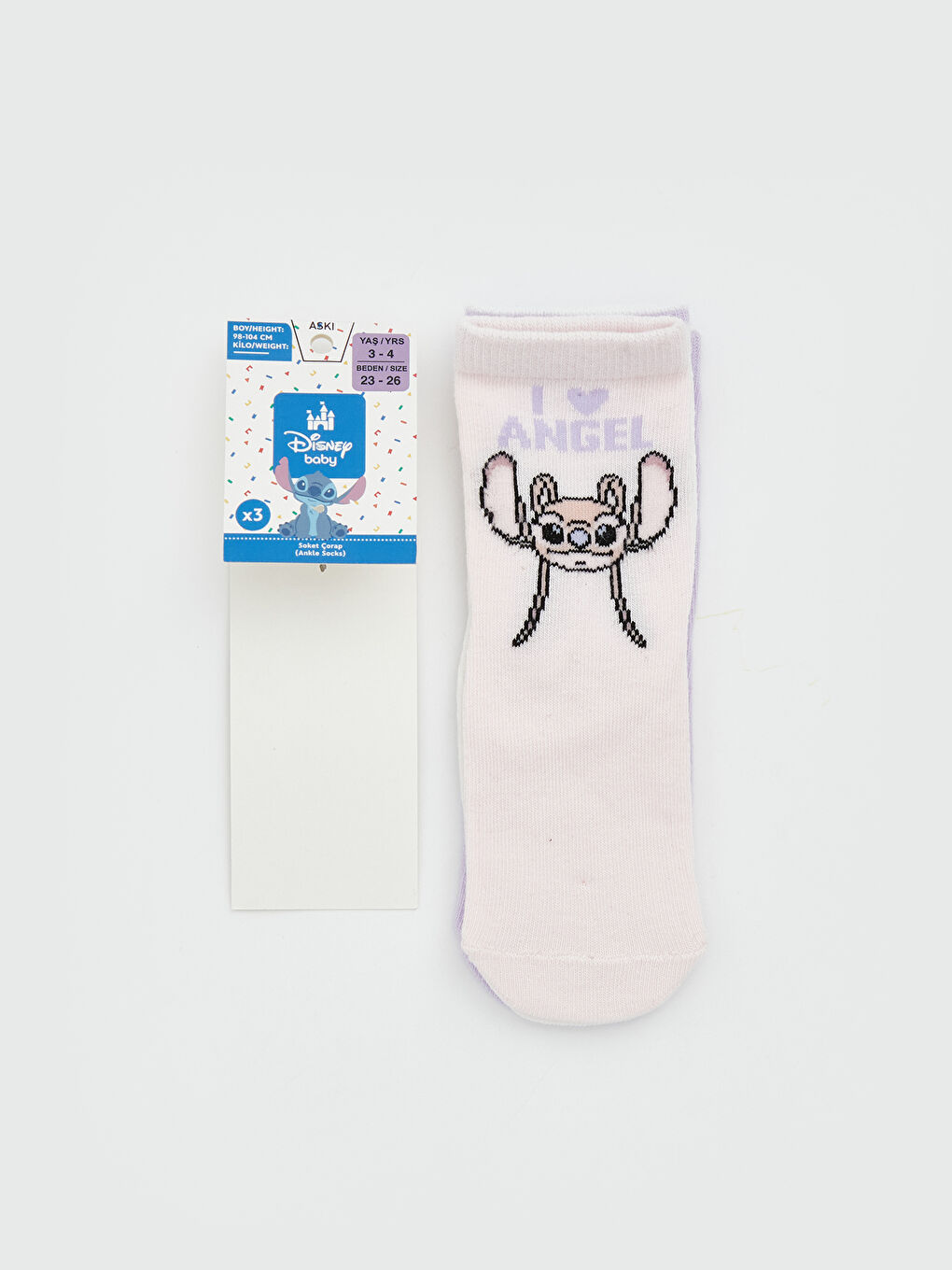 ROZE Čarape do gležnja Beba devojčica-1