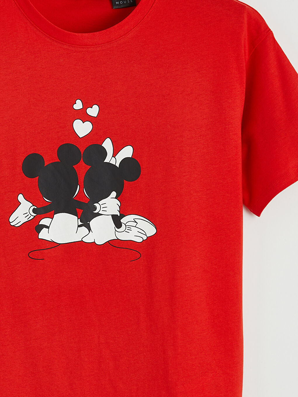 Damen-T-Shirt mit Mickey- und Minnie-Maus-Druck-5