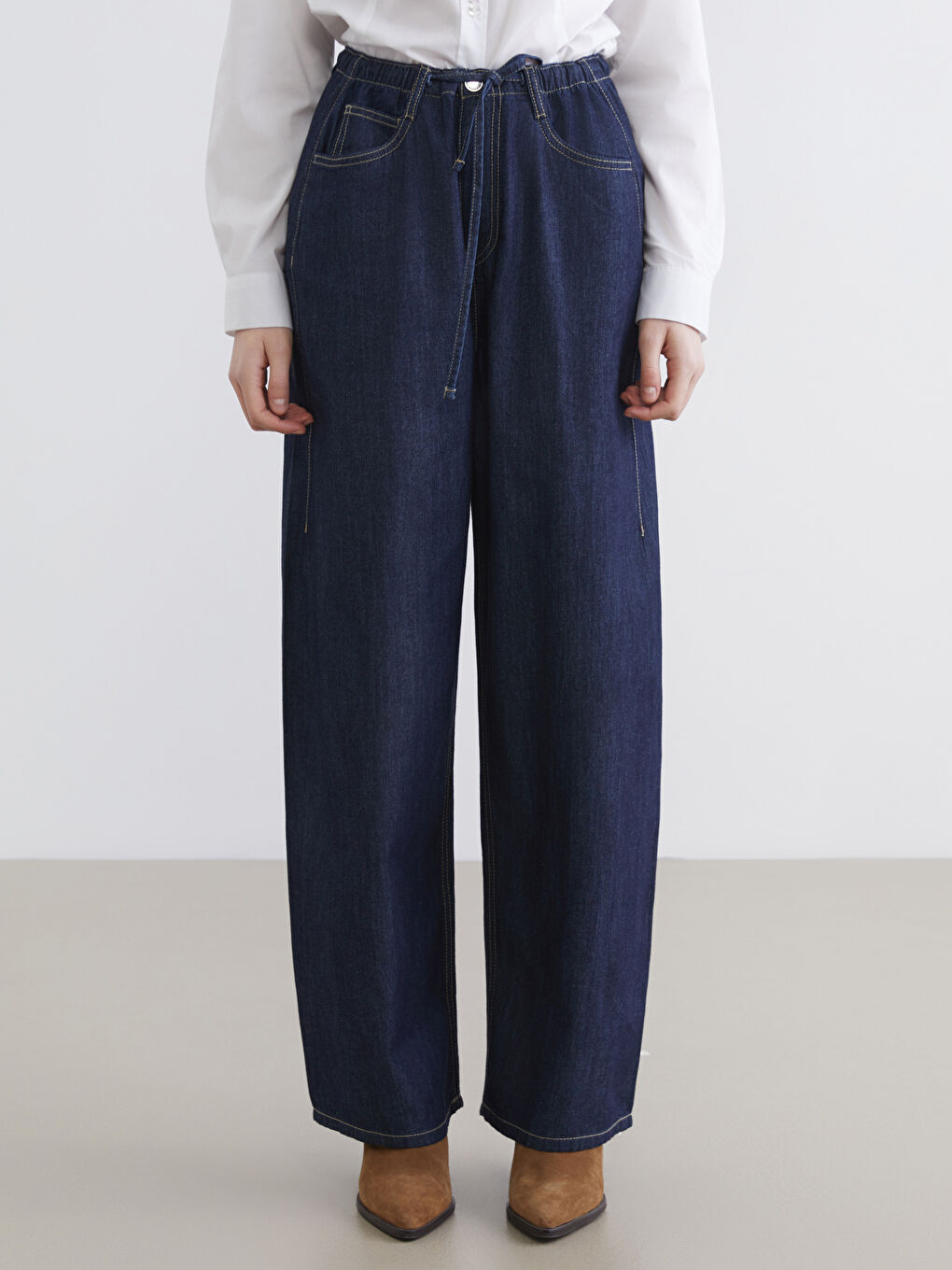 Women's Baggy Fit Jeans-1