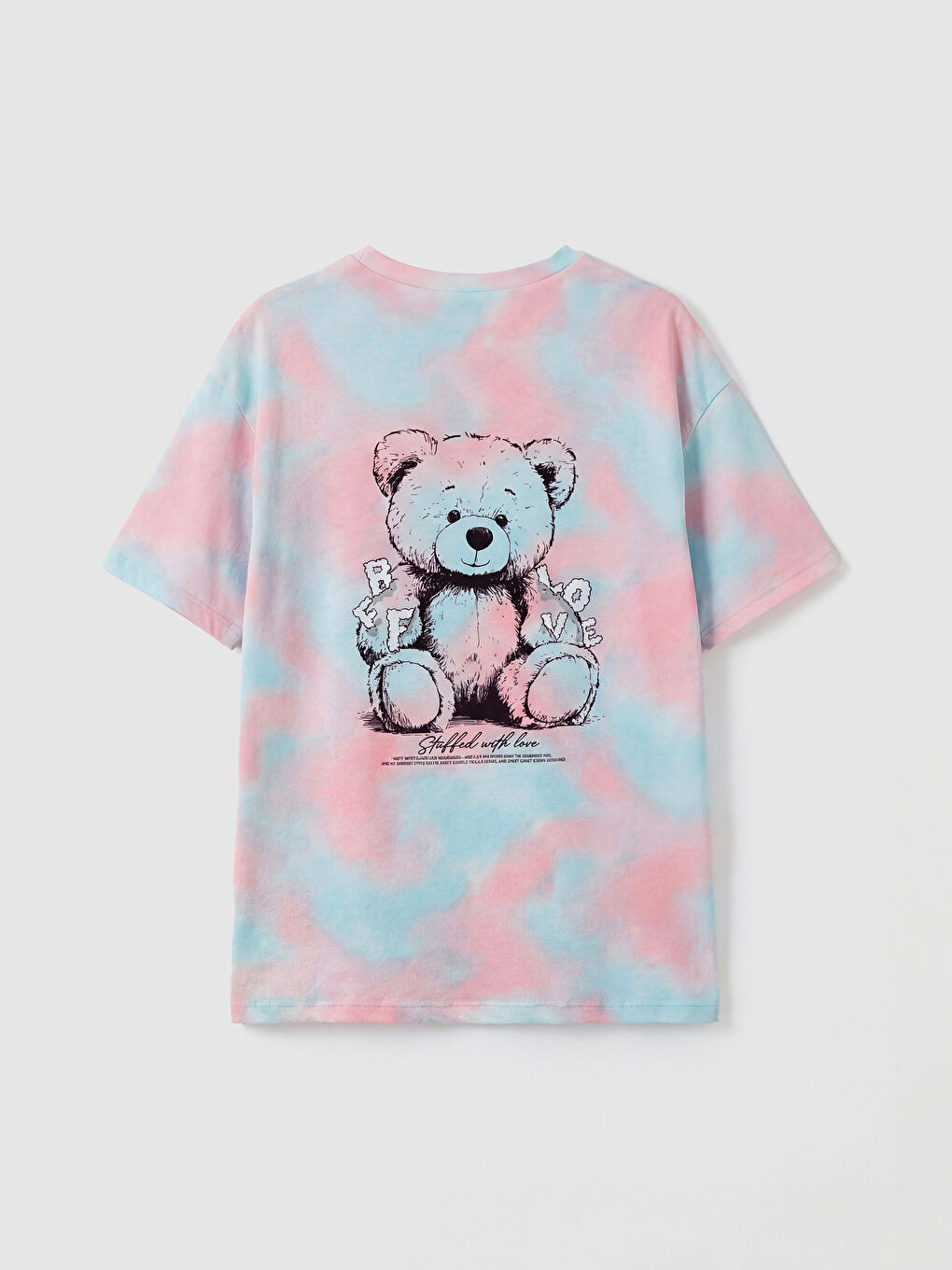 Crew Neck Girls' T-Shirt-2