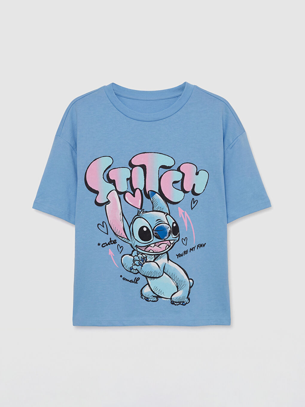 Crew Neck Girls' T-Shirt