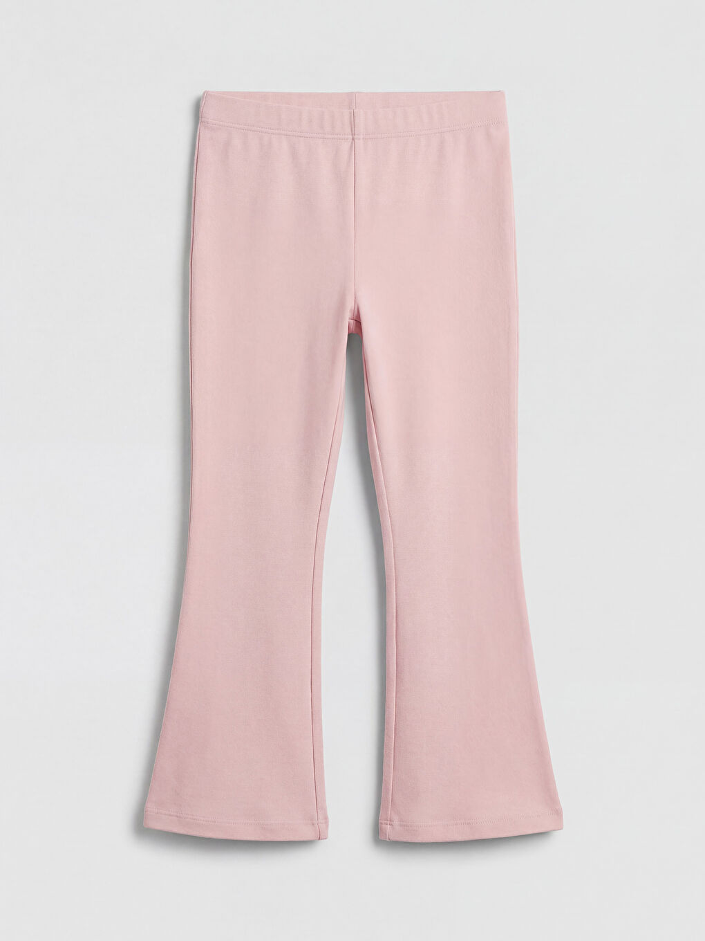 Ekru Polo Yaka Kız Bebek Bluz ve Tayt Pantolon Pantolon -2