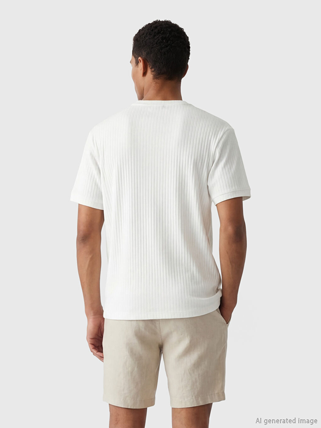 تي شيرت رجالي بياقة دائرية-2