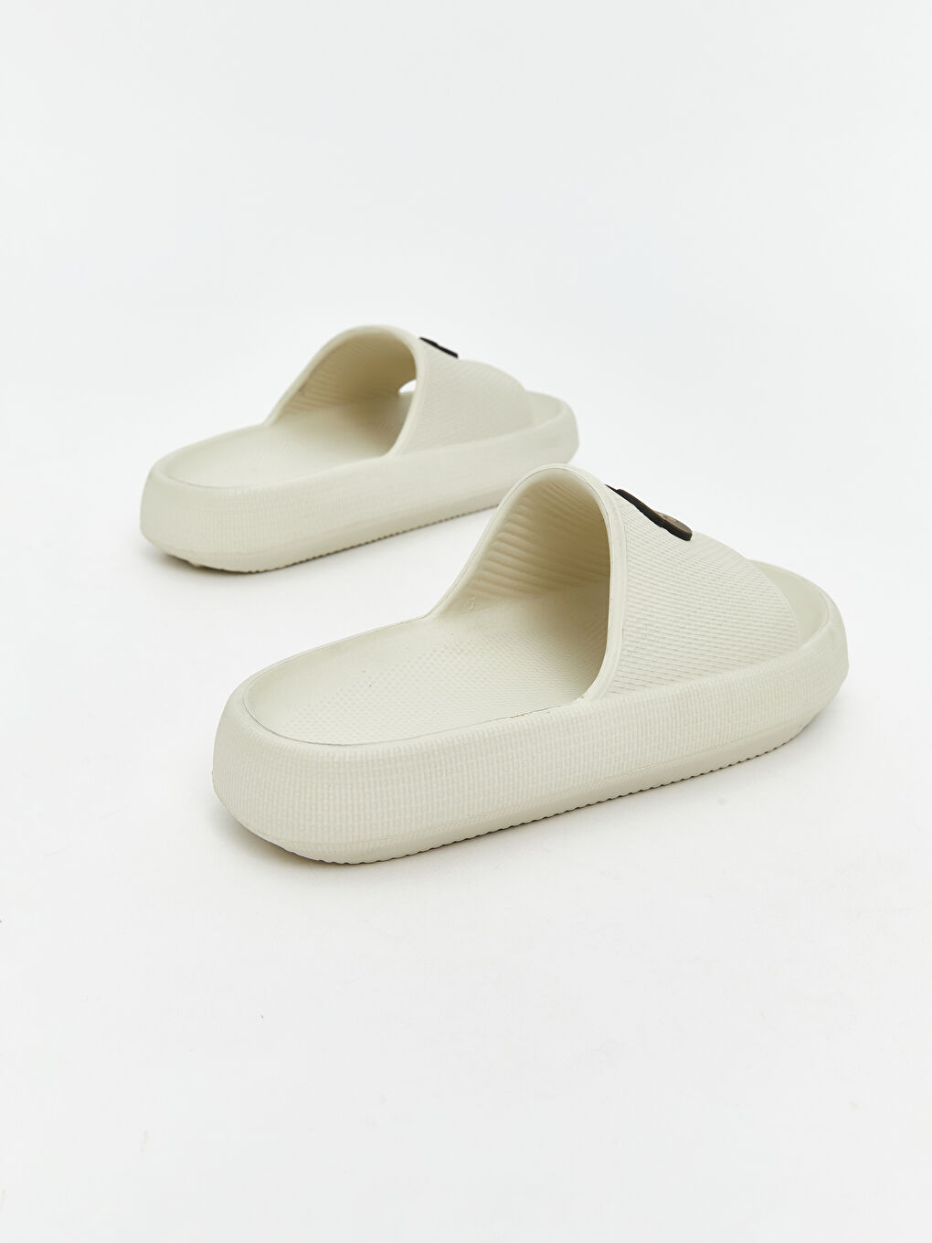 Bej Ayı Teddy Baskılı Kadın Terlik-4