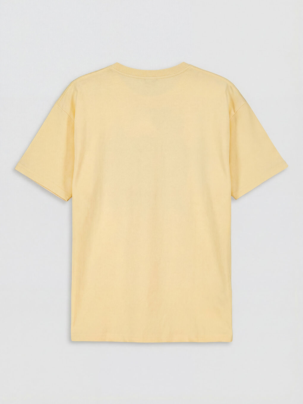 Sarı Nostaljik Maymun Baskılı Erkek Çocuk Tişört-1
