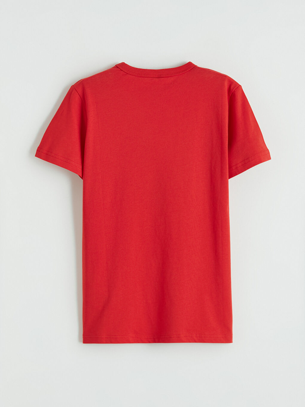 Kırmızı Atatürk Baskılı Erkek Çocuk Tişört-4