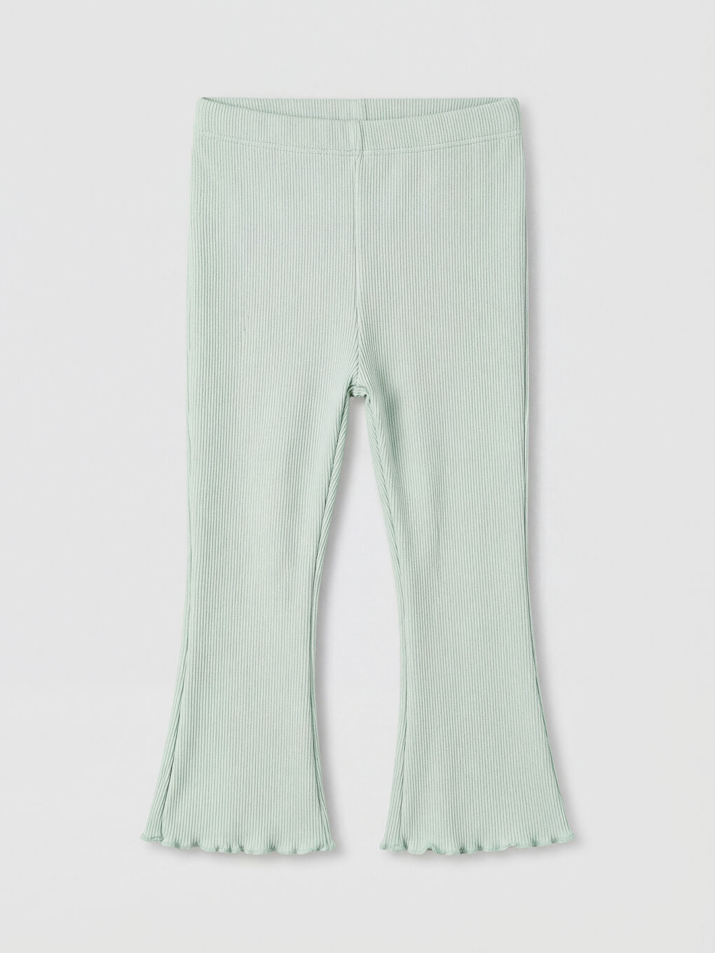 Yeşil Çiçekli Kız Bebek Gömlek ve Pantolon-3