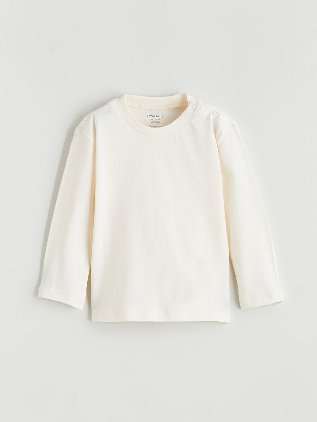 Ekru Çizgili Erkek Bebek Tişört ve Pantolon-1