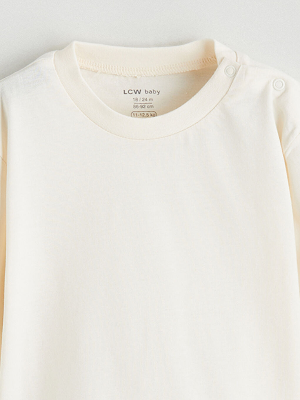 Ekru Çizgili Erkek Bebek Tişört ve Pantolon-2