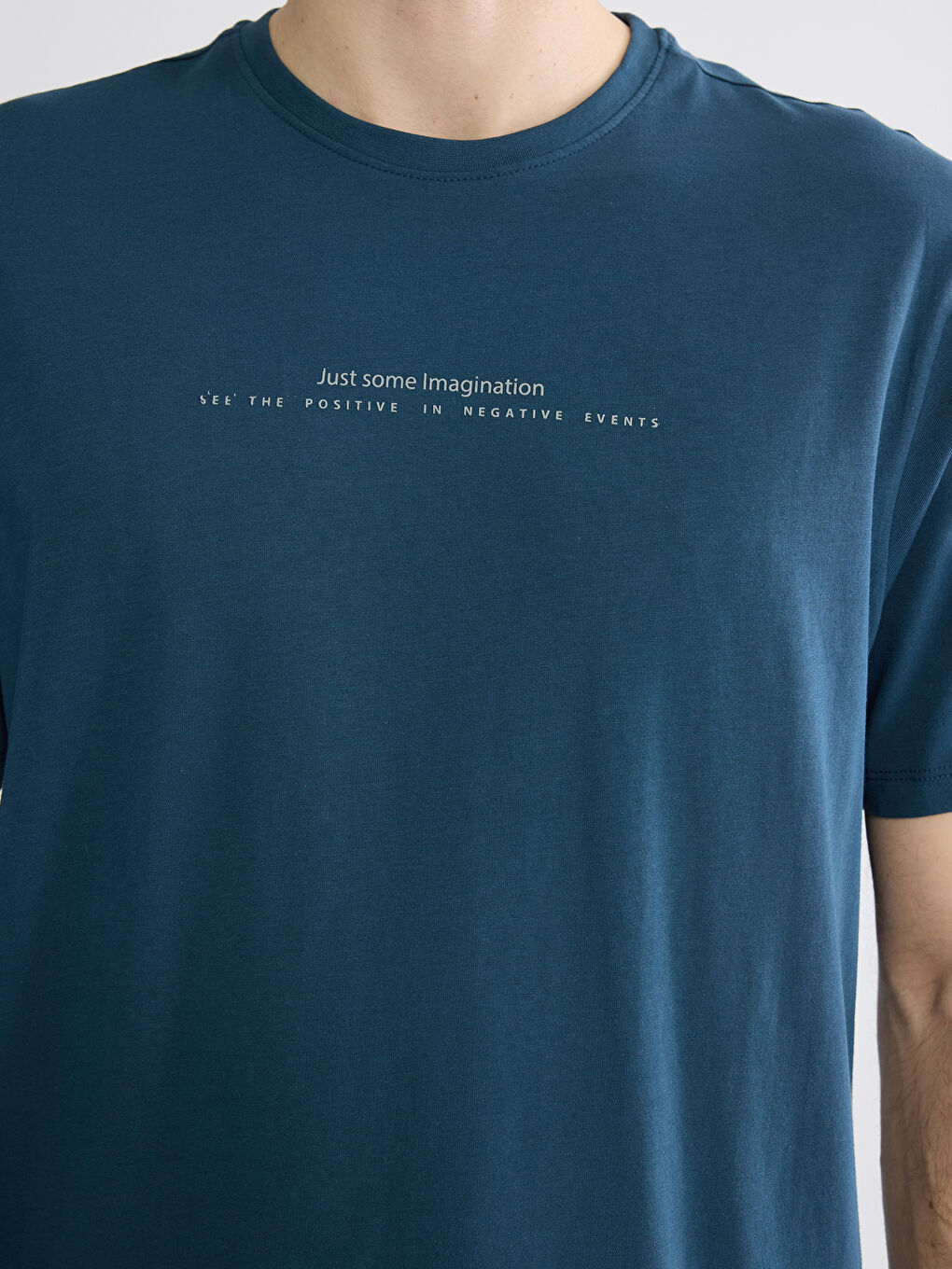 Crew Neck Printed Men's T-Shirt-2