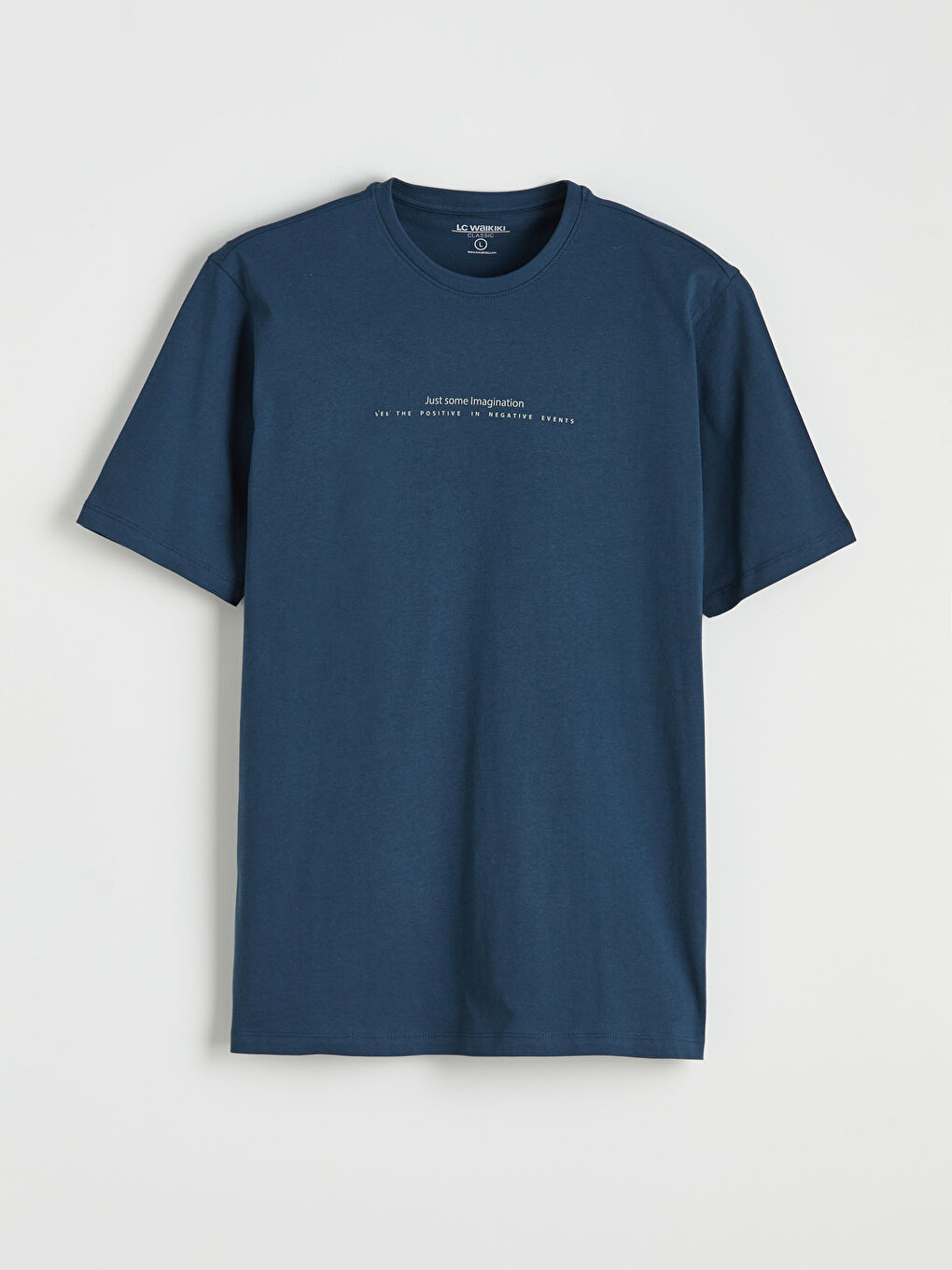 Crew Neck Printed Men's T-Shirt-4