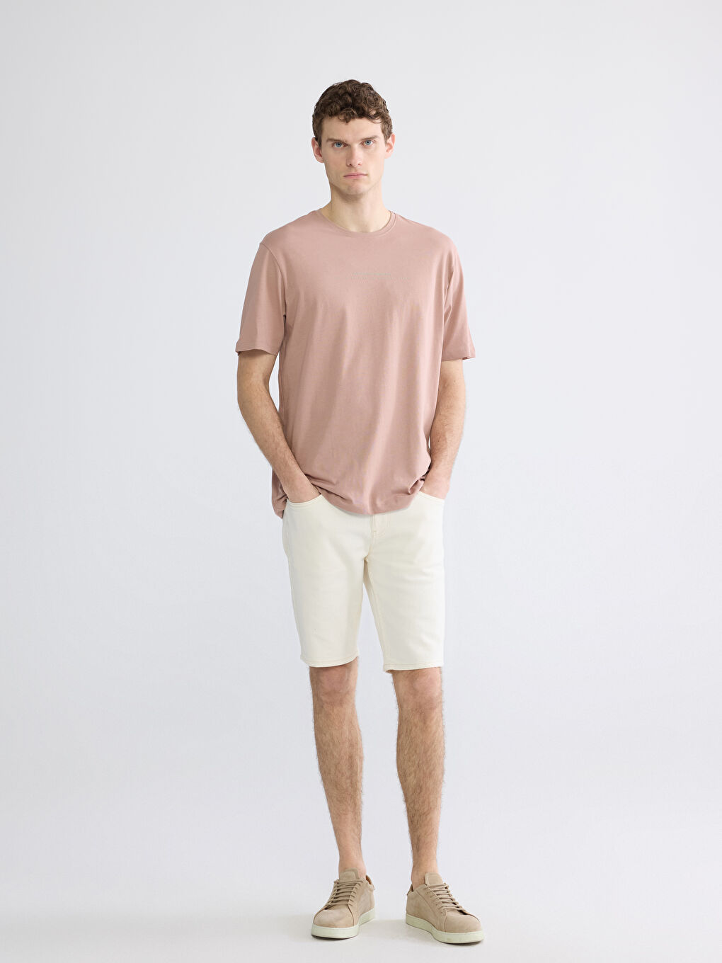 Crew Neck Printed Men's T-Shirt-1