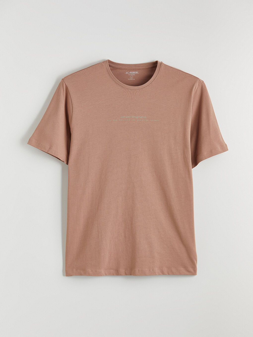 Crew Neck Printed Men's T-Shirt-4