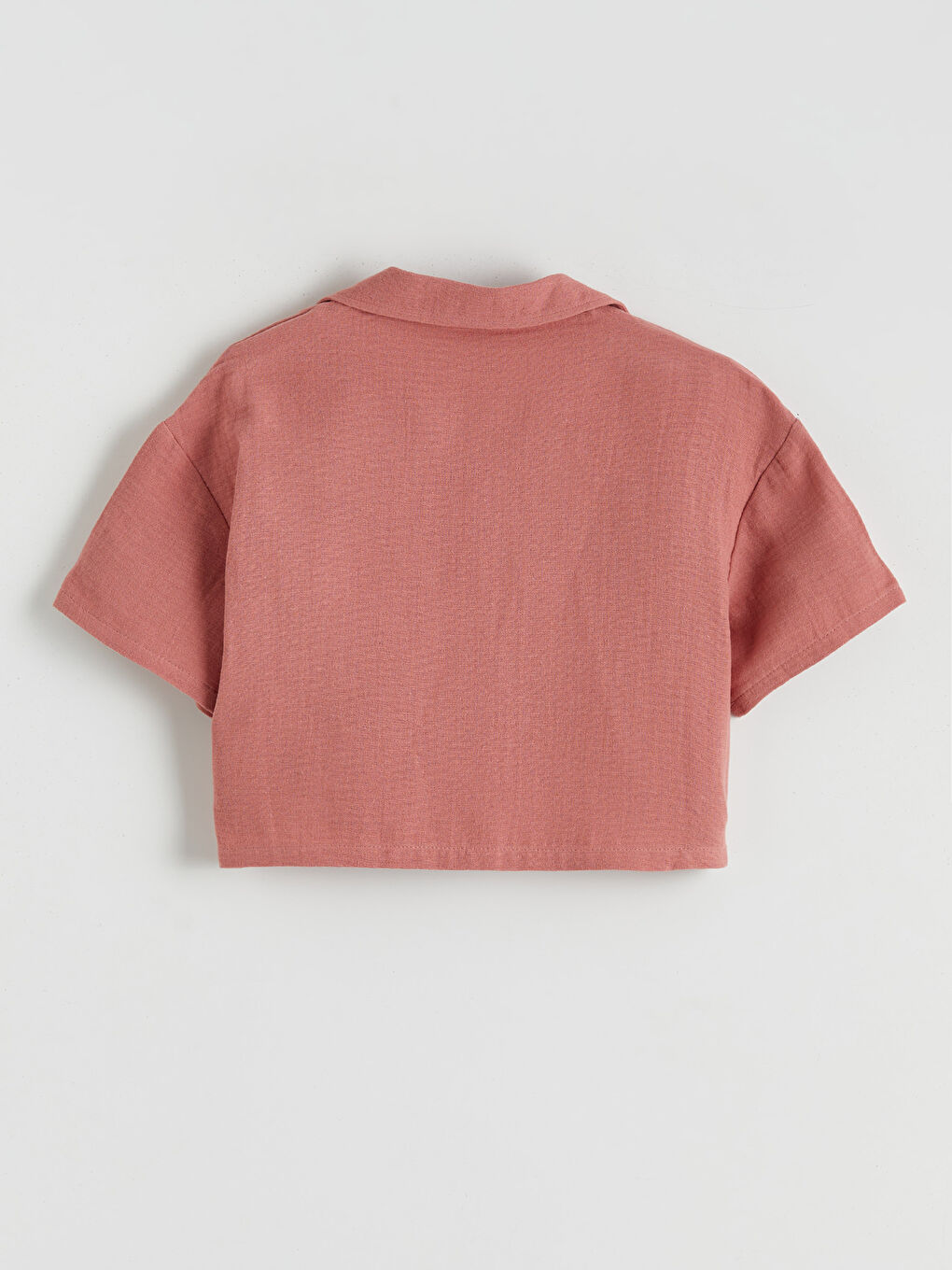 Pembe Basic Kız Çocuk Müslin Gömlek ve Pantolon-2