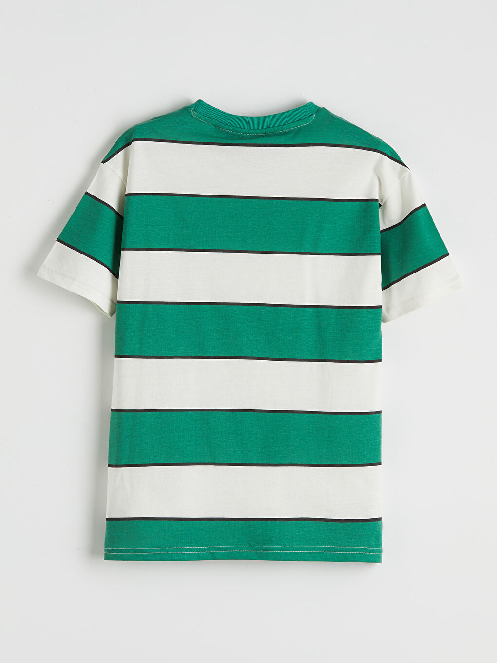 Yeşil Minecraft Baskılı Erkek Çocuk Tişört-1